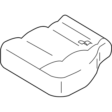 Kia 891003E010CY5 Cushion Assembly-Rear Seat