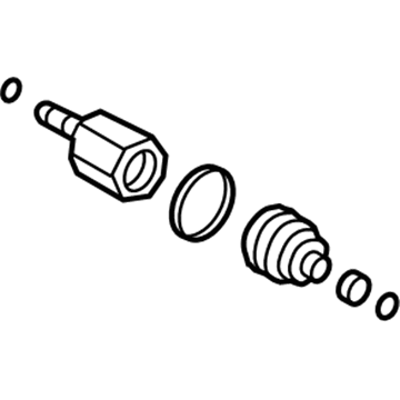 Hyundai 49592-2V3A5 Joint Kit-Front Axle Differential Side LH