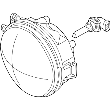 BMW 63-12-8-377-303 Headlight, High Beam