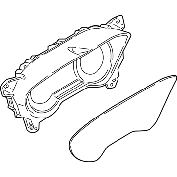 Ford GD9Z-10849-CA Cluster Assembly