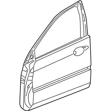 Acura 67050-SJA-A91ZZ Panel, Left Front Door (Dot)