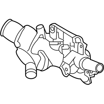 Nissan 11060-3LM0A Cooling System-Water Pump Outlet