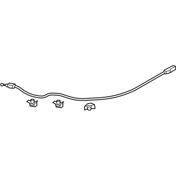 Honda 74131-TBA-A01 Wire Assy, Hood FR