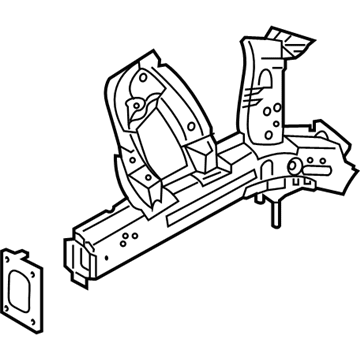 Hyundai 64620-F2000 Member Assembly-Front Side Inner Compartment