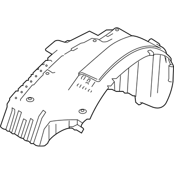 Nissan 63830-9FV0A Protector-Front Fender, RH