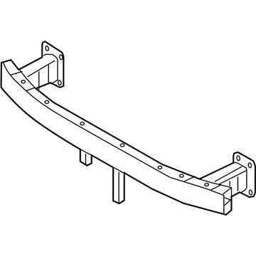 Kia 64900D5000 Beam Complete-Front Bumper