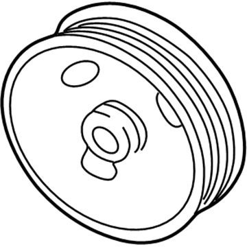 Mopar 53010258AB Pulley-Power Steering Pump