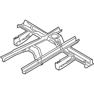 Hyundai 65200-S2000 Member Assembly-Ctr Floor COMPL