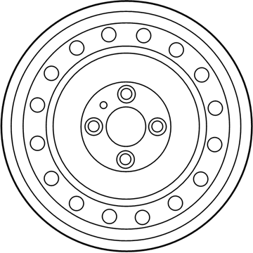 Nissan 40300-4BA0B Wheel Assy-Disc