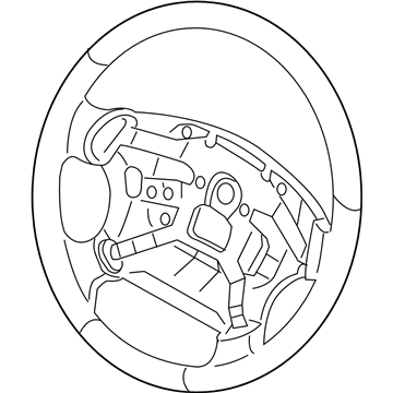 Kia 561103F90027 Steering Wheel Body Assembly