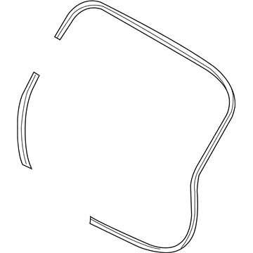 Hyundai 87321-B8000 Weatherstrip-Tail Gate Opening