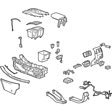 GM 9012725 Center Console