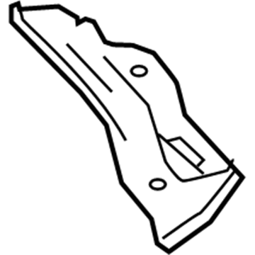 Infiniti 64141-4GF0A Hoodledge-Lower, Rear LH