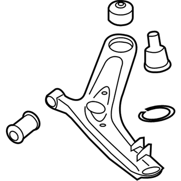 Kia 545012K500 Arm Complete-Front Lower