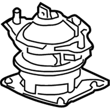 Honda 50830-SDP-A13 Rubber Assy., FR. Engine Mounting (MT)