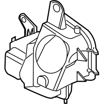 BMW 13-71-7-571-983 Outside-Air Tray Left