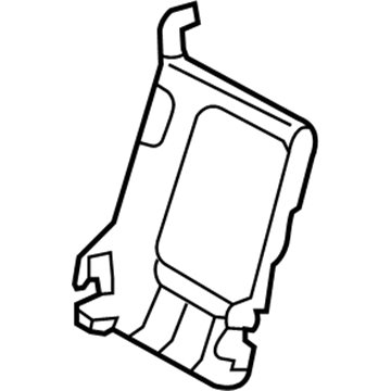 Infiniti 88704-5DA0A Board Assy-Lid, Rear Seat Armrest