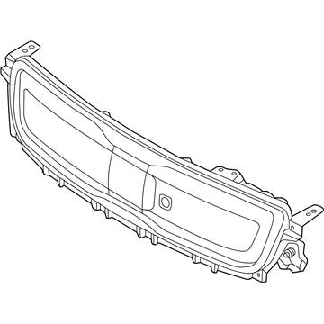 Kia 86350E40001D Radiator Grille Assembly