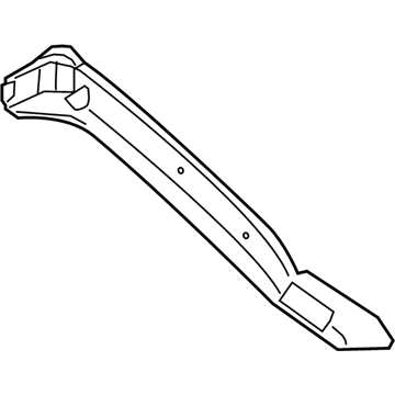 BMW 51-49-7-190-775 Cover, Water Gutter, Rear, Left