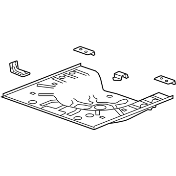 GM 22756016 Rear Floor Pan