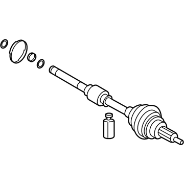 Hyundai 49526-F2700 Joint & Shaft Kit-Front Axle W