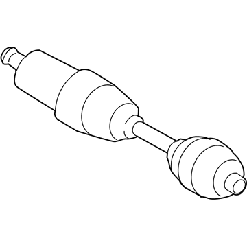 BMW 31-60-7-605-512 Front Right Cv Axle Assembly