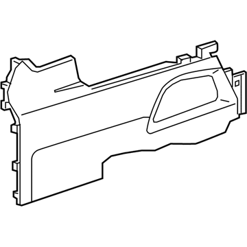 Honda 83401-T0A-H01ZB Panel Assy., R. Side *NH167L* (GRAPHITE BLACK)