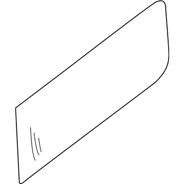 Nissan 83341-1PB0A Glass Assy-Side Window, 2ND LH