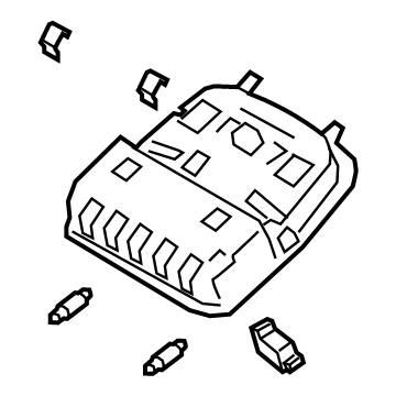 Hyundai 92800-S1000-YGE Overhead Console Lamp Assembly