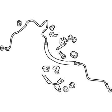 Nissan 49720-3TA2C Hose & Tube Assy-Power Steering