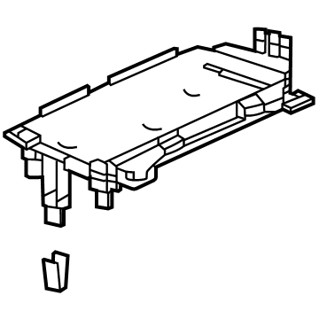 Acura 83427-TGV-A03ZA Tray Assembly (Deep Black)