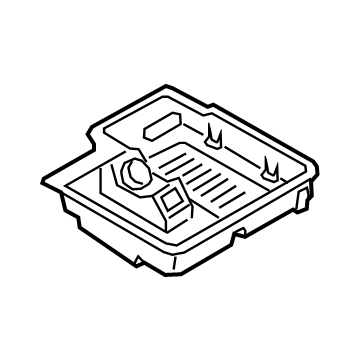 BMW 51-16-9-892-058 STORAGE TRAY, FRONT