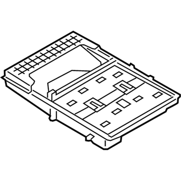 BMW 51-16-6-809-003 FRAME, ODDMENTS TRAY