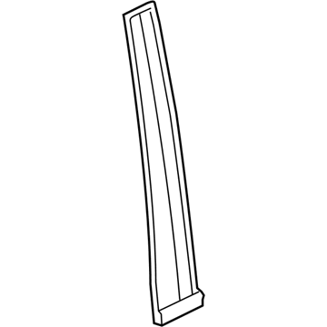 Honda 72470-TR0-A01 Garnish, L. FR. Door Sash