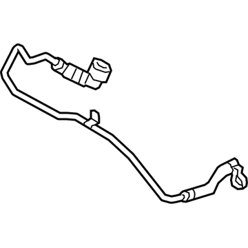 BMW 11-53-8-666-857 Line, Turbocharger-Coolant Pump