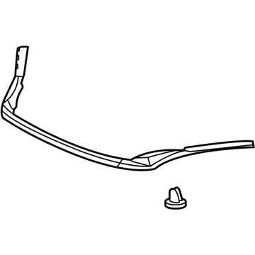 Honda 74142-SWA-A00 Rubber, Hood Seal