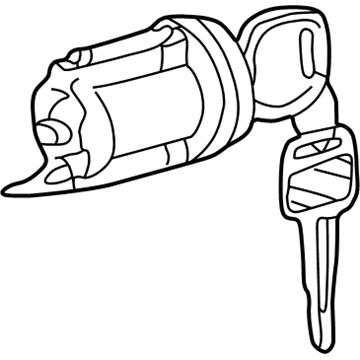 Toyota 69057-52090 Cylinder & Keys