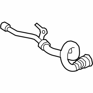 BMW 17-12-7-536-485 LINE HEATER RETURN