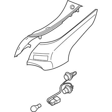 Hyundai 92402-J3110 Lamp Assembly-Rear Combination Outside, RH