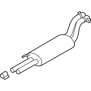 Ford JL3Z-5230-F Rear Muffler