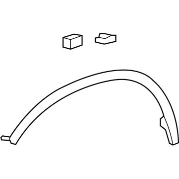 Honda 74165-SXS-A00 Protector, L. FR. Wheel Arch