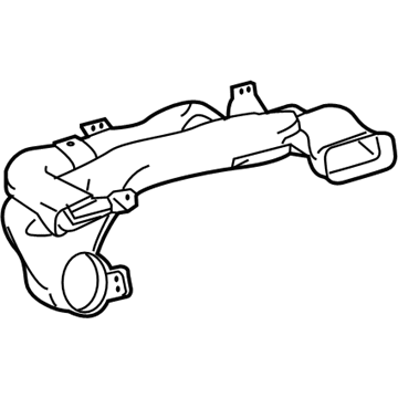 Toyota 55084-12200 Outer Duct