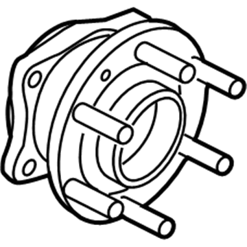 Kia 527302J000 Rear Wheel Hub & Bearing Assembly