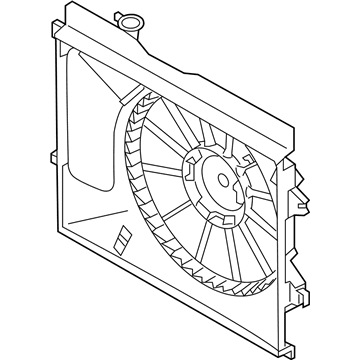 Kia 25350E4000 SHROUD-Radiator