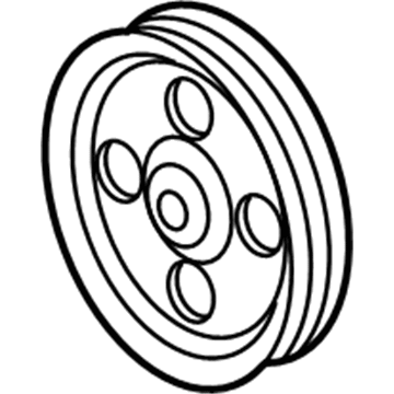 Mopar 4861582AA Pulley-Power Steering Pump