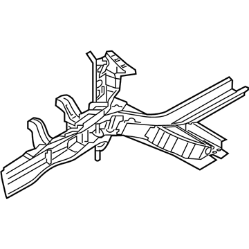 Hyundai 64602-G2000 Member Assembly-Front Side, RH