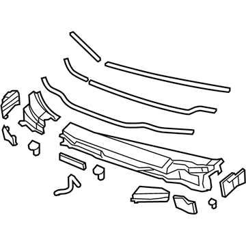 Honda 74219-TK6-A00 Cowl Top Assy., FR.