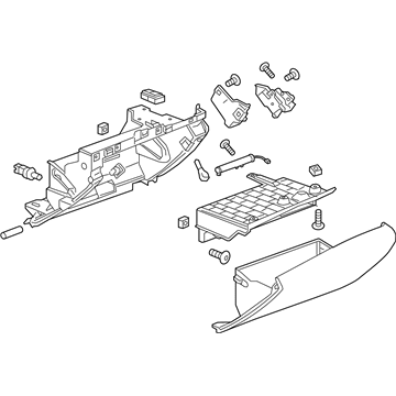 GM 84216048 Glove Box Assembly