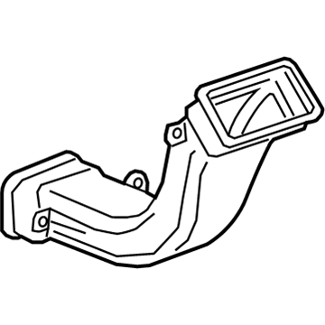 GM 13475686 Rear Duct