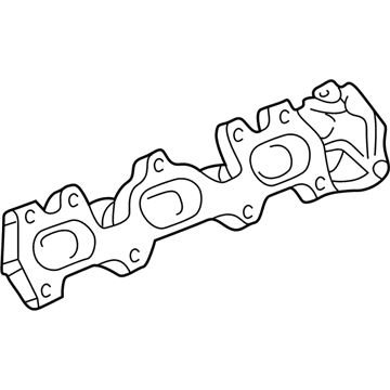 Acura 18100-P5A-000 Manifold Assembly, Passenger Side Exhaust
